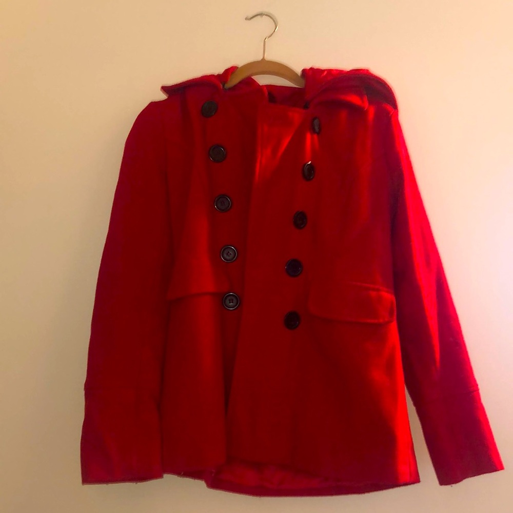 Red jacket